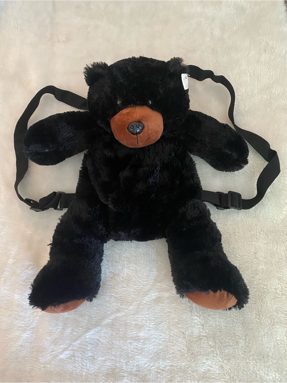 Black Bear Plush Child’s 17” Backpack